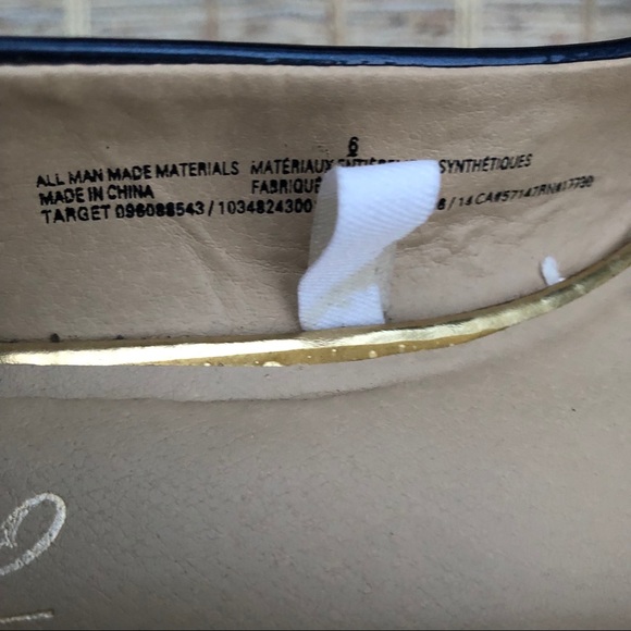 New MOSSIMO Blue Flats Shoes Size 6 - Picture 5 of 6